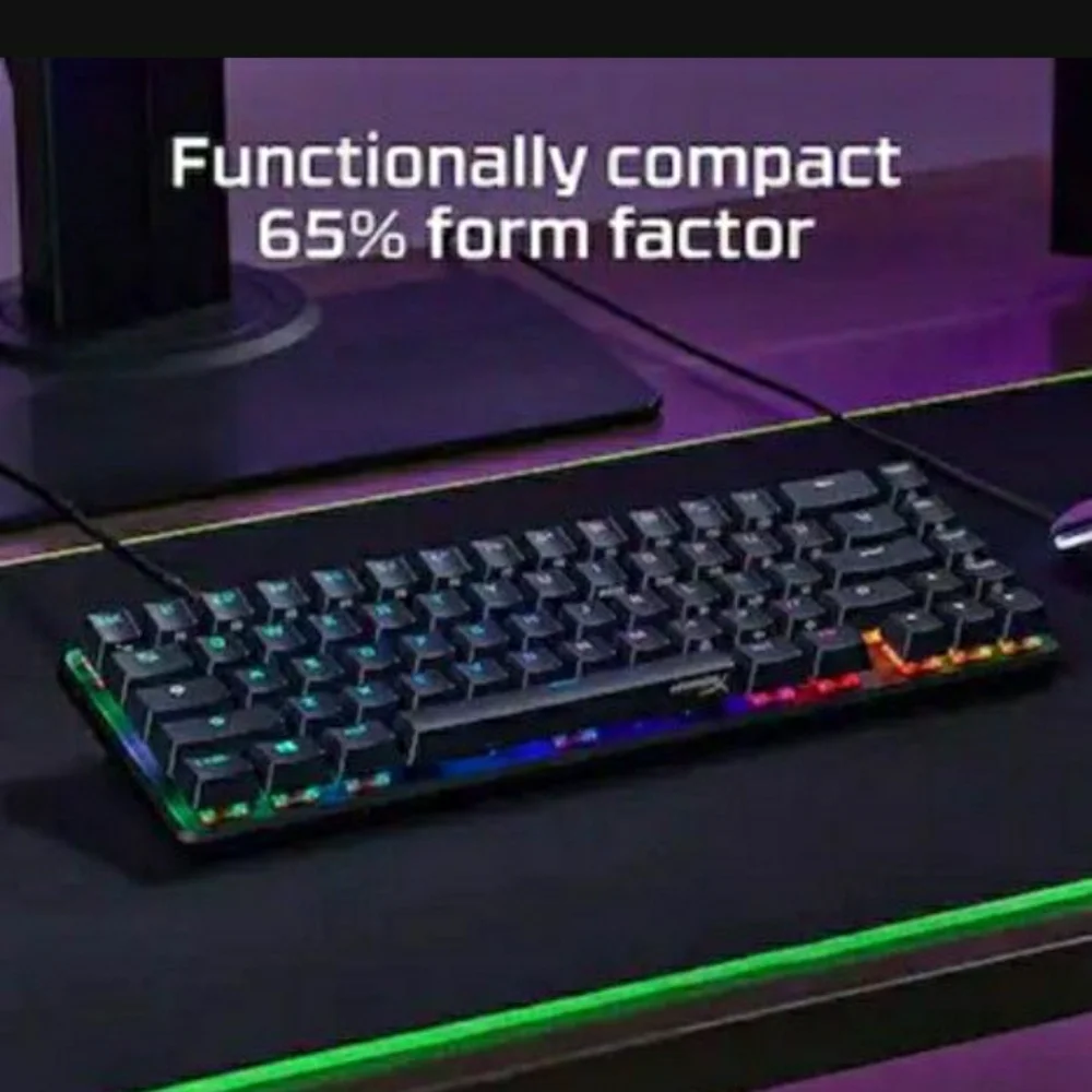 HyperX 65 Alloy Compact Mechanical Game Keyboard Black